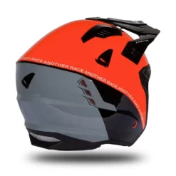 UFO Sheratan Red Black Grey Gloss Jet Open Face Helmet -Motorcycle Riding Equipment Store he188 04 jpg