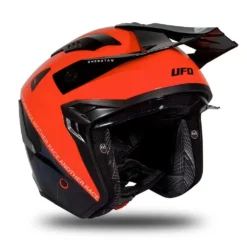 UFO Sheratan Red Black Grey Gloss Jet Open Face Helmet -Motorcycle Riding Equipment Store he188 07 jpg