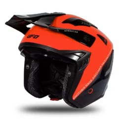 UFO Sheratan Red Black Grey Gloss Jet Open Face Helmet -Motorcycle Riding Equipment Store he188 10 jpg
