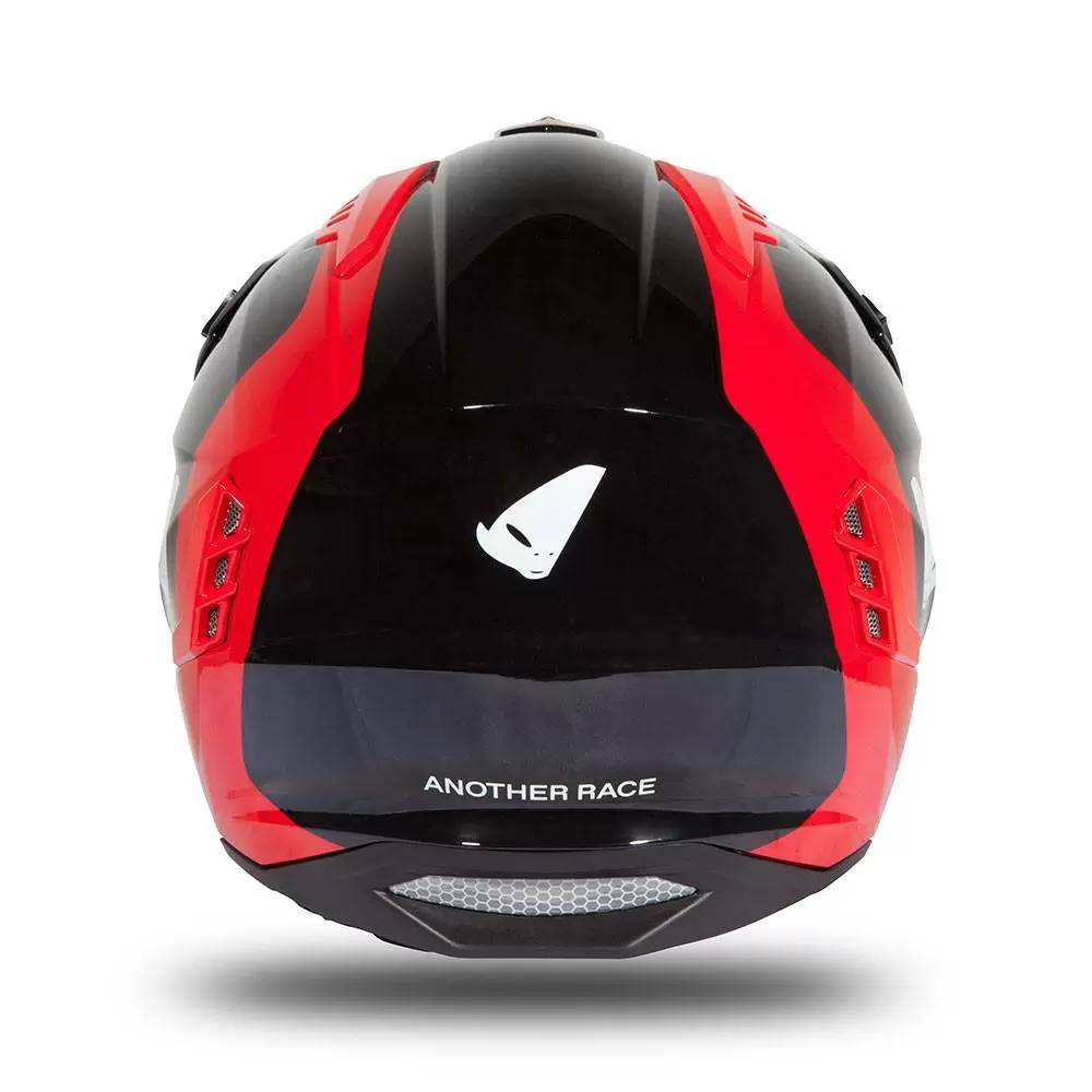 UFO Sheratan Red Black Gloss Jet Open Face Helmet 15 UFO Sheratan Red Black Gloss Jet Open Face Helmet - Image 13