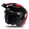 UFO Sheratan Red Black Gloss Jet Open Face Helmet 1 UFO Sheratan Red Black Gloss Jet Open Face Helmet -Motorcycle Riding Equipment Store he189 12