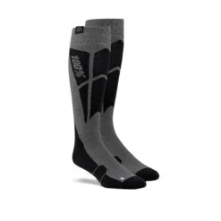 100% HI SIDE Performance Moto Socks -Motorcycle Riding Equipment Store hi side black steel grey 2