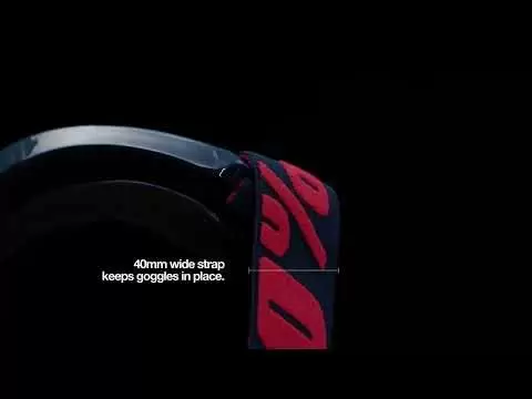 100% Strata 2 Stone Blue Mirror Lens Goggles 4 100% Strata 2 Stone Blue Mirror Lens Goggles - Image 2