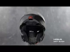Caberg Horus Matt Black Flip Up Helmet -Motorcycle Riding Equipment Store hqdefault 3 16 jpg