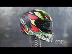 Caberg Avalon Giga Full Face Helmet - Matt Black Yellow Fluo Red Fluo -Motorcycle Riding Equipment Store hqdefault 3 46 jpg