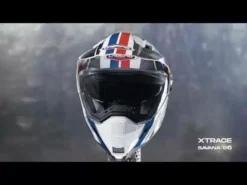 Caberg X-Trace Savana White Black Blue Red Full Face Helmet -Motorcycle Riding Equipment Store hqdefault 3 62 jpg