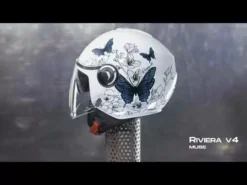 Caberg Riviera V4 Muse Open Face Helmet 15 Caberg Riviera V4 Muse Open Face Helmet -Motorcycle Riding Equipment Store hqdefault 3 91 jpg