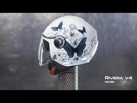 Caberg Riviera V4 Muse Open Face Helmet 9 Caberg Riviera V4 Muse Open Face Helmet - Image 7