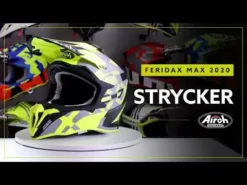 Airoh Strycker Shaded Yellow Gloss Helmet -Motorcycle Riding Equipment Store hqdefault 7 78 jpg