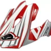 UFO Warrior H1 Red Motocross Helmet Peak -Motorcycle Riding Equipment Store hr001b 2 jpg