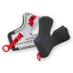 UFO Cheek Pads Interceptor & Warrior With Fast Removable System (Pair) Grey -Motorcycle Riding Equipment Store hr022e 4
