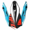 UFO Onyx Speeder Black Blue Red Helmet Peak -Motorcycle Riding Equipment Store hr115 jpg