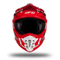UFO Intrepid Red Black Gloss Motocross Helmet -Motorcycle Riding Equipment Store intrepid he172 01 jpg