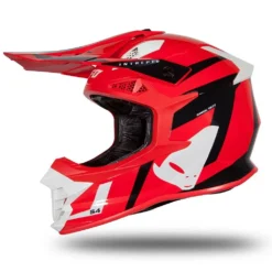 UFO Intrepid Red Black Gloss Motocross Helmet -Motorcycle Riding Equipment Store intrepid he172 02 jpg