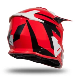 UFO Intrepid Red Black Gloss Motocross Helmet -Motorcycle Riding Equipment Store intrepid he172 03 jpg