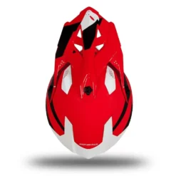 UFO Intrepid Red Black Gloss Motocross Helmet -Motorcycle Riding Equipment Store intrepid he172 06 jpg