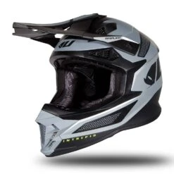 UFO Intrepid Black Grey Matt Motocross Helmet
