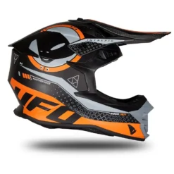 UFO Intrepid Black Orange Matt Motocross Helmet 17 UFO Intrepid Black Orange Matt Motocross Helmet -Motorcycle Riding Equipment Store intrepid he176 010 jpg