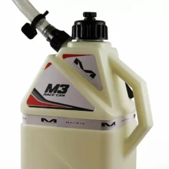 Matrix M3 White Utility Fuel Can -Motorcycle Riding Equipment Store m3 100 06 1 jpg