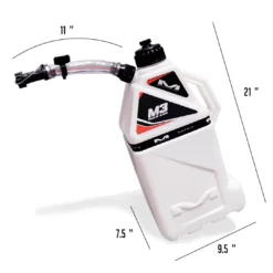 Matrix M3 Red Utility Fuel Can -Motorcycle Riding Equipment Store m3 fuel container size 1 2 png