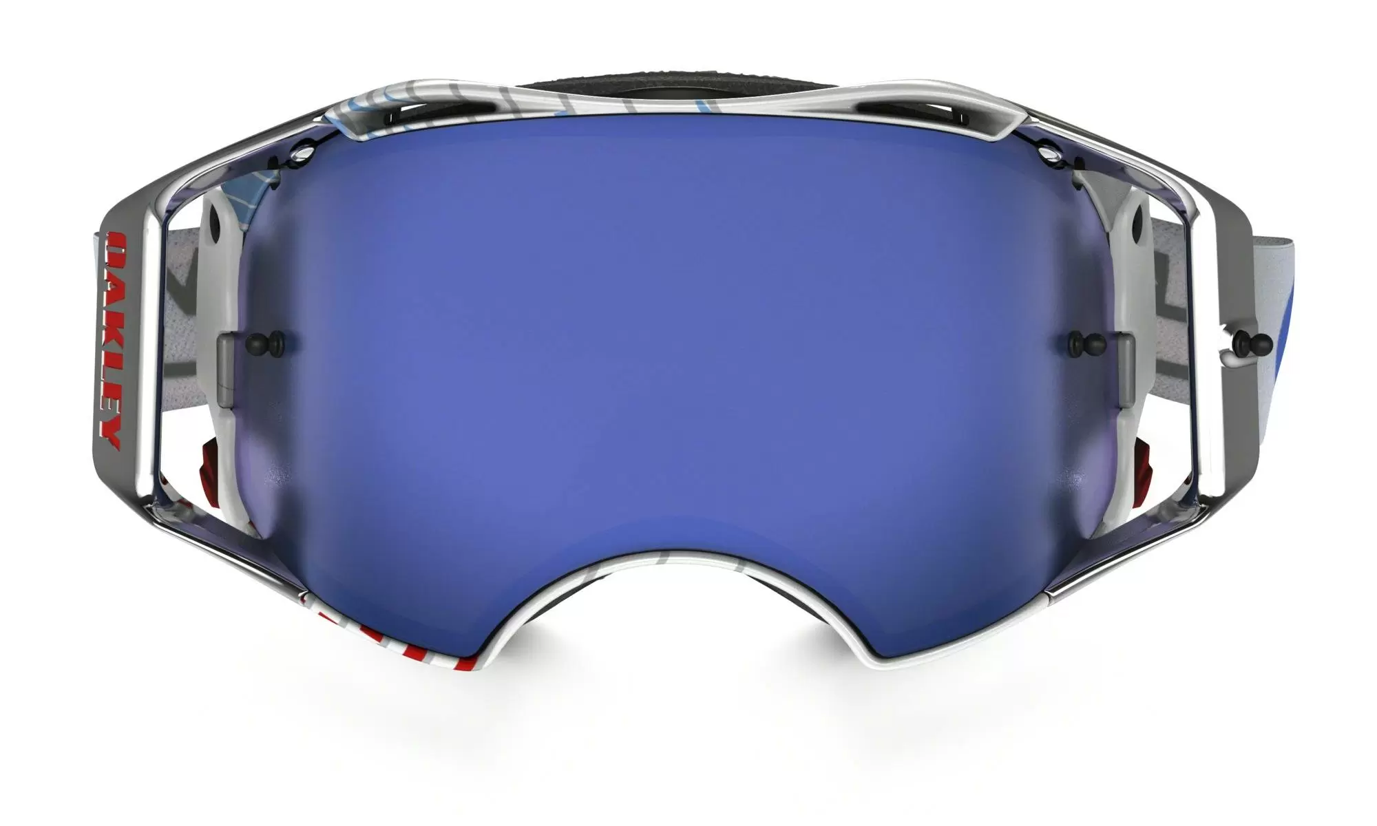 Oakley Airbrake Villopoto Black Ice Iridium Signature Motocross Goggles 4 Oakley Airbrake Villopoto Black Ice Iridium Signature Motocross Goggles - Image 2