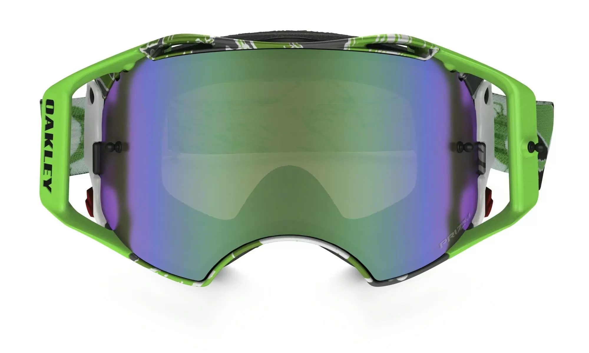 Oakley Airbrake Eli Tomac Neon Camo Green Prizm Jade Motocross Goggles 4 Oakley Airbrake Eli Tomac Neon Camo Green Prizm Jade Motocross Goggles - Image 2