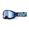 100% Accuri Goggle Maneuver Blue / Mirror Lens -Motorcycle Riding Equipment Store maneuver 1 jpg