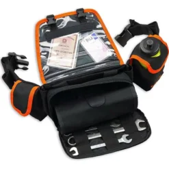 UFO Beluga Orange Waist Tool Pack -Motorcycle Riding Equipment Store mb02241 open other 2 jpg