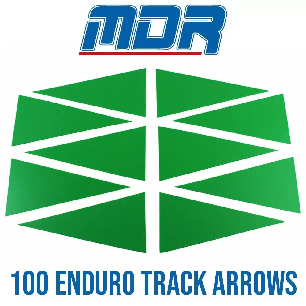 MDR Enduro Track Arrows - Neon Green 3 MDR Enduro Track Arrows - Neon Green