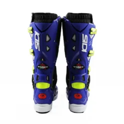 Sidi Crossfire 3 SRS Off-Road Boots - Yellow Fluo Blue -Motorcycle Riding Equipment Store mfire3srs giflbl 03 4 jpg
