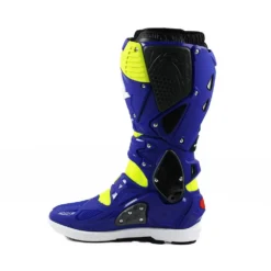 Sidi Crossfire 3 SRS Off-Road Boots - Yellow Fluo Blue -Motorcycle Riding Equipment Store mfire3srs giflbl 05 4 jpg