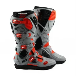 Sidi Crossfire 3 SRS Off-Road Boots - Red Fluo Ash -Motorcycle Riding Equipment Store mfire3srs roflce 01 jpg