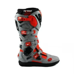 Sidi Crossfire 3 SRS Off-Road Boots - Red Fluo Ash -Motorcycle Riding Equipment Store mfire3srs roflce 04 jpg
