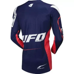 UFO Slim Sharp Blue Motocross Jersey 11 UFO Slim Sharp Blue Motocross Jersey -Motorcycle Riding Equipment Store mg04445c back 7 jpg