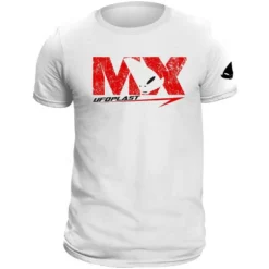 UFO MX White T-Shirt -Motorcycle Riding Equipment Store mg04461w jpg