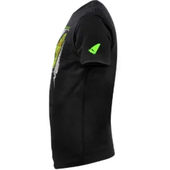 UFO Alien Head Black T-Shirt -Motorcycle Riding Equipment Store mg04462k side jpg