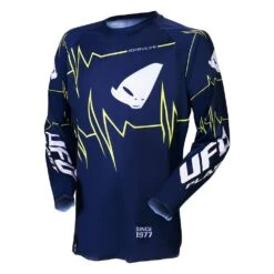 UFO Slim Adrenaline Motocross Jersey - Blue -Motorcycle Riding Equipment Store mg04488n 01 5