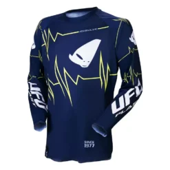 UFO Slim Adrenaline Motocross Jersey - Blue -Motorcycle Riding Equipment Store mg04488n 01 jpg