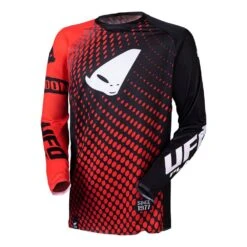 UFO Slim Radom Motocross Jersey - Red -Motorcycle Riding Equipment Store mg04489b 01 4