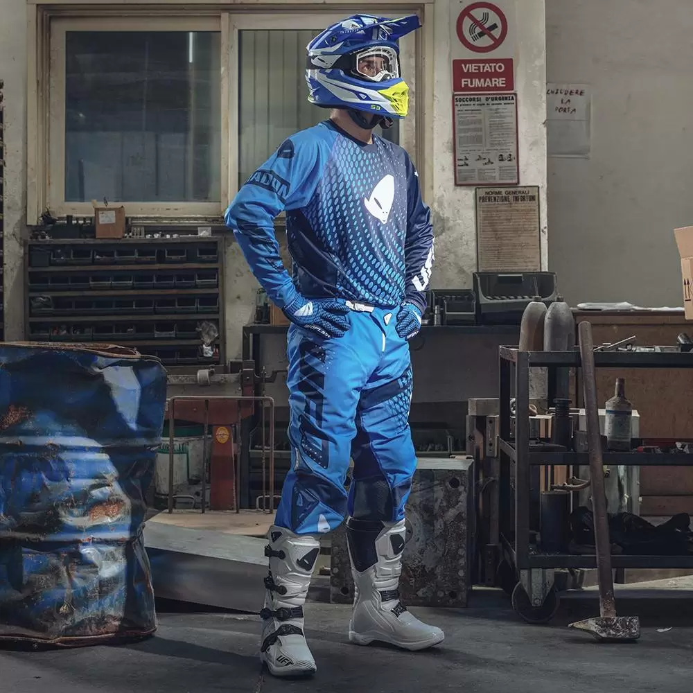 UFO Radom Slim Blue Motocross Kit Combo 6 UFO Radom Slim Blue Motocross Kit Combo - Image 4