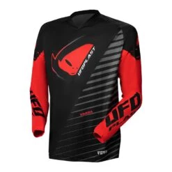 UFO Kimura Motocross Jersey - Black Red