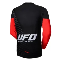 UFO Kimura Motocross Jersey - Black Red -Motorcycle Riding Equipment Store mg04490kb 02 jpg