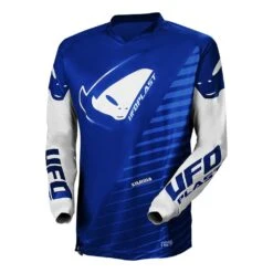 UFO Kids Kimura Blue Motocross Jersey 14 UFO Kids Kimura Blue Motocross Jersey -Motorcycle Riding Equipment Store mg04494c 01 3