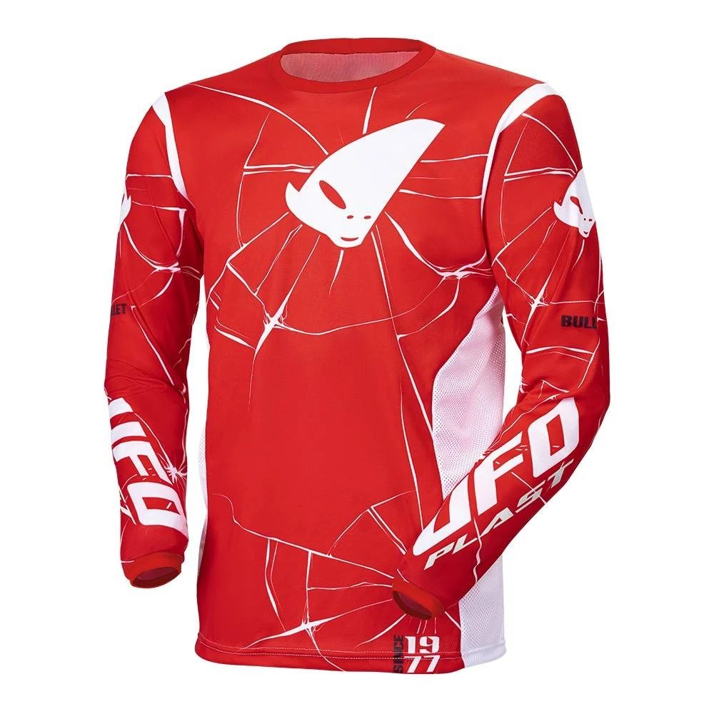 UFO Bullet Motocross Jersey - Red 6 UFO Bullet Motocross Jersey - Red - Image 4