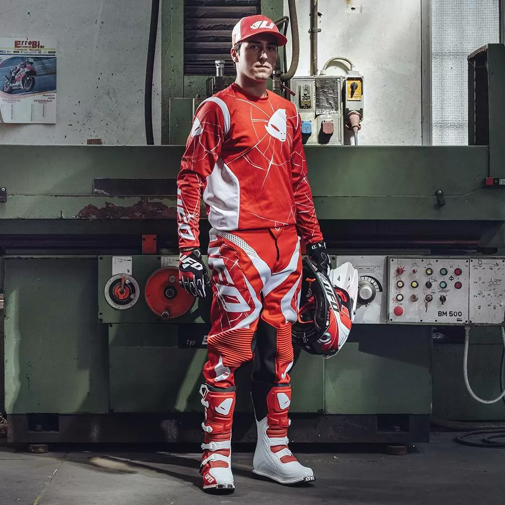 UFO Bullet Motocross Jersey - Red 10 UFO Bullet Motocross Jersey - Red - Image 8