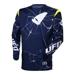 UFO Bullet Motocross Jersey - Blue Yellow -Motorcycle Riding Equipment Store mg04504n 01 6