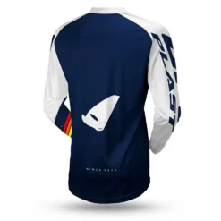 UFO Horizon Blue Motocross Jersey -Motorcycle Riding Equipment Store mg04521n back jpg