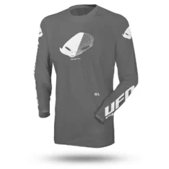 UFO Radial Grey Motocross Jersey 6 UFO Radial Grey Motocross Jersey -Motorcycle Riding Equipment Store mg04527e jpg