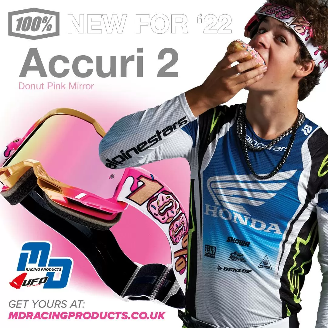 100% Accuri 2 Goggles Donut / Pink Mirror Lens 4 100% Accuri 2 Goggles Donut / Pink Mirror Lens - Image 2