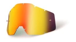 100% Accuri Racecraft Strata Anti-Fog Replacement Goggle Lens -Motorcycle Riding Equipment Store mirror red lens 2